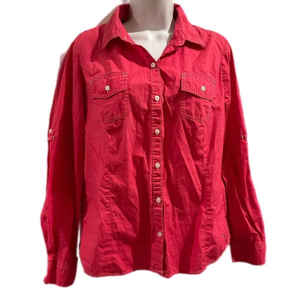 Tommy Hilfiger Pink Button Down Shirt
